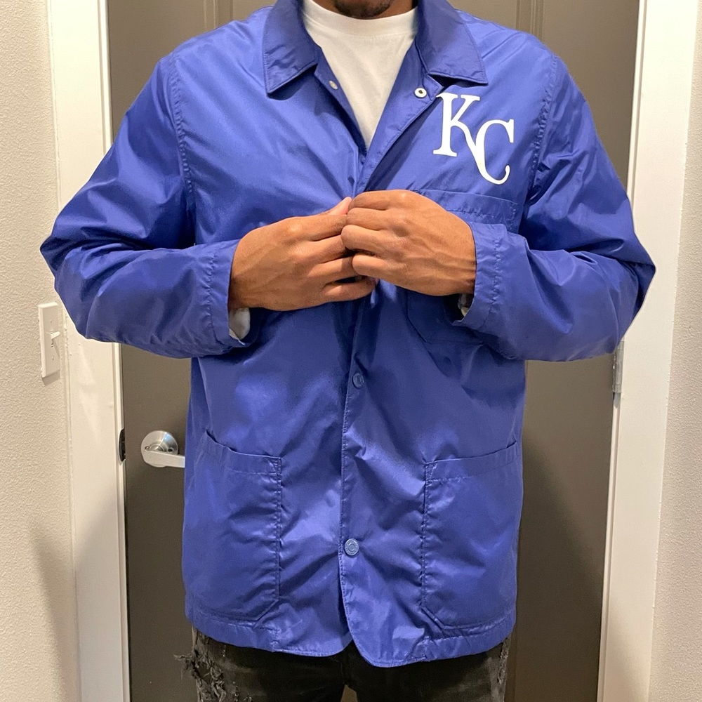 KC Royals Cobalt Blue Bomber Jacket